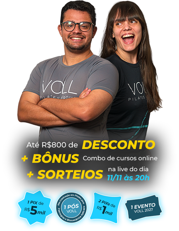 Modelos da promoção Black Friday do Curso de Formação Completa em Pilates Presencial