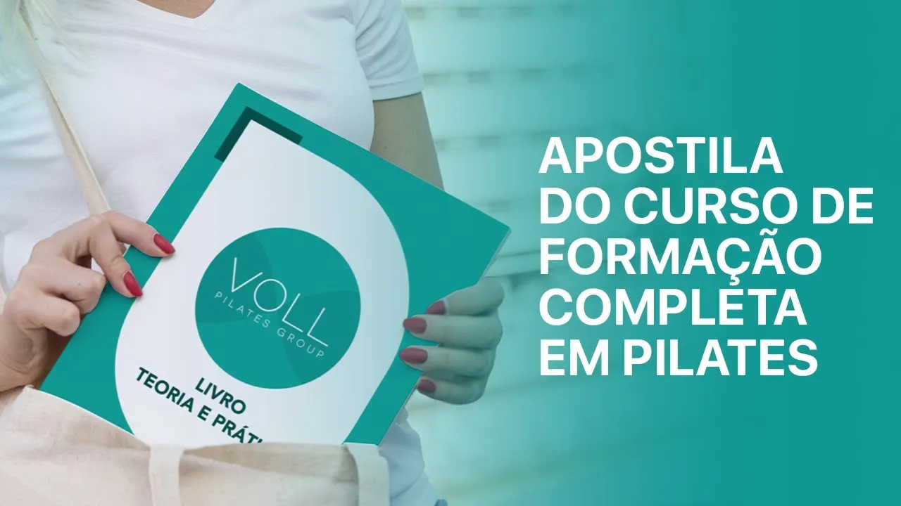 Vídeo do material didático do Curso de Pilates VOLL